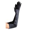 Luvas alongadas cosplay roupas acessórios sexy boate luvas longas vestido cetim casamento desempenho luvas