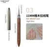 Estilo japonês novo sândalo pólo unhas caneta ferramenta terno de alta qualidade pintado terapia de luz escova puxar linha caneta conjunto completo atacado