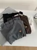 Camiseta Base Suave y Amigable con la Piel de Terciopelo Nube con Bordado de Calabaza para Mujer Estilo Coreano Simple 26 Otoño/Invierno Manga Larga Cepillada Ropa Interior