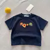 Camiseta Casual Versátil Estilo Japonês Novo 2026 Verão Infantil Bonito Menino Bebê Solta de Manga Curta Atacado