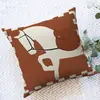 Funda de Almohada Floral Vintage para Plantas, Funda de Cojín de Sala de Estar Estilo Lujo Ligero, Comercio Electrónico Transfronterizo Amazon, Pedido Mínimo 1 Pieza