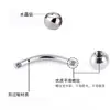 Conjunto de 8 Peças de Aço Inoxidável da Moda Mais Vendido da Amazon com Zircônia Incrustada Shambhala Piercing Joia Bola Cheia de Diamante Sobrancelha Unha