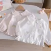 Camisa de Muñeca para Niñas 25 Otoño Nuevo Estampado de Dibujos Animados Top para Bebés Niñas Linda Casual Versátil Dulce Blusa