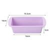 Molde Rectangular de Silicona para Pastel, Fácil de Desmoldar, Resistente al Calor, para Pan Tostado, Alimentos, Mini Molde de Silicona para Hornear de Grado Alimenticio