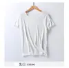 Venta al por mayor del fabricante Ciudad de Zhuming Estilo Primavera y Verano Nuevo Top de Manga Corta para Mujer con Encaje Fruncido, Ropa de Dormir Ligera y Transpirable