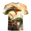 Camisetas de comercio exterior transfronterizo entre Europa y Estados Unidos para hombres, camisetas con impresión digital 3D, cuello redondo, manga corta, fabricantes al por mayor, camisetas 3D