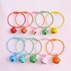 Llavero Creativo de Campana Colorida Anillo de Alambre de Acero Pintado Colgante para Bolso Accesorios para Joyería Hechos a Mano DIY Materiales al por Mayor
