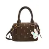 Bolsa pequena de luxo para mulheres, novo estilo outono e inverno 2026, bolsa transversal moderna, bolsa de mão feminina, bolsa Boston bowling