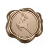 Série de Natal Adesivos de Selo de Cera Bronze Antigo para Envelopes, Convites, Garrafas de Vinho e Decoração de Presentes