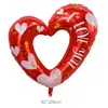 Decoración de Habitación de Boda Suministros para Fiestas Amor Conectado Globos de Papel de Aluminio Arreglo para el Día de San Valentín Globos Oro Champán Inflables