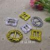 8 hebillas japonesas doradas y plateadas galvanizadas hebilla de cintura de Papá Noel hebilla de zapato botones para manualidades 2-6.5cm