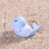 Miniaturas de tiburón y ballena para micro paisajismo, decoraciones DIY lindas y creativas, accesorios de bolsa sorpresa y adornos para coche en miniatura