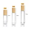 Atacado Transfronteiriço Mini Frasco Transparente com Rolo 5ml10ml Marrom à Prova de Luz Frasco para Óleo Essencial Frasco para Amostra de Cosméticos