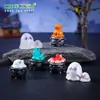 Transfronterizo Nuevo Producto Creativo Halloween Pequeños Adornos Caldero de Bruja Micro Paisaje Decoraciones DIY Mini Accesorios de Resina