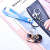 Llavero mágico de color láser con forma de gelatina de dibujos animados creativos, accesorios de joyería para hacer tú mismo, material para bolsas, accesorios colgantes