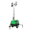 Vehículo de Iluminación Móvil LED con Generador Integrado, Torre de Iluminación Elevable, Equipo de Iluminación Móvil para Rescate de Emergencia en Ingeniería