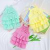 Vestido de princesa para perro, novedad de verano, fino, de peluche, Bixiong, ropa para perro pequeño, suministros, vestido de caramelo, ropa para gato