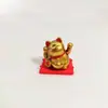 Gato de la Suerte Nuevo Estilo Chino Gato de la Fortuna para Apertura de Negocios, Riqueza de Todas las Direcciones, Pequeño Adorno para Coche y Escritorio