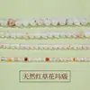 Ágata Natural Cuentas Sueltas Manualidades Hechas a Mano DIY Bisutería Accesorios Semi-Terminados Cuentas Redondas de Ágata Venta al por Mayor