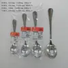 Colher Doméstica Espessada de Aço Inoxidável 304, Colher de Sopa com Cabo Longo para Cozinha, Colher de Grau Alimentício, Concha de Sopa, Louça de Restaurante