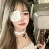 Máscara de Ojos de Corazón Estilo Anime Cosplay, Accesorio de Halloween Estilo Oscuro, Atrezzo Lindo y Dulce para Fotos de Chicas Cool para Mujeres