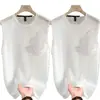 Nueva camiseta de tirantes de malla para hombre de verano con efecto refrescante, adecuada para deportes, ocio, fitness y como capa exterior o capa base
