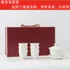 Cerámica Chaoshan Gongfu Taza de Té Gaiwan Tapa Única Accesorios Porcelana Blanca Porcelana de Hueso Taza para Compartir Tazón de Té de Tres Piezas Juego de Té