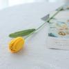 Flores Artificiais Acabadas, Flores Feitas à Mão, Tricô de Lã DIY, Buquês de Crochê Caseiros, Flores Acabadas de Lã Margarida Pequena