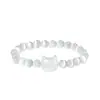 Pulsera de gato con cuentas para comercio exterior de Amazon, moderna y única, versátil para el uso diario, pulsera con cordón elástico, regalo de cumpleaños