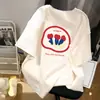 Camiseta de Manga Corta Estilo Coreano de Dibujos Animados Snoopy, Atuendo Unisex para Pareja, Top Versátil de Moda Elegante, Transpirable