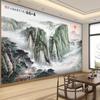 Parede de Fundo para TV Nascer do Sol em Taishan Grande Mural 3D Hall de Hotel Sala de Estar Foto de Fundo Papel de Parede Revestimento de Parede para Escritório