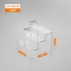 Suporte de Exibição de Acrílico Prateleira Escada para Miniaturas Caixas Surpresa Rack de Exibição Transparente Suporte de Exibição de Bonecas para Uso Doméstico