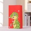 Serie de dinosaurios venta caliente 80g papel Kraft bolsa de dulces para fiesta de cumpleaños bolsa de comida bolsa de regalo bolsa de regalo con pegatinas