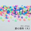 Amor Cerâmica Macia Coração de Pêssego Cerâmica Macia Unha Fatiada Joias Artesanal Material DIY Cerâmica Macia Recheada com Slime Amor