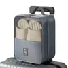 Bolsa de Sapato para Viagem e Viagem de Negócios à Prova de Poeira Portátil Espessada para Exterior Três Camadas Fácil de Transportar Bolsa de Armazenamento de Sapatos Bolsa de Sapato