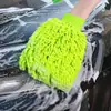 Guantes para lavar autos, paño de herramientas de imitación lana afelpada, diseño de pata de oso, paño para limpiar autos con superficie de pintura sin rayones, toalla de esponja de espuma especial