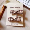 Lebe Baby Girl Bao Outono Inicial Estampa de Leopardo Grampo de Cabelo BB Clip 3,5cm Presilha Bico de Pato Clip para Franja Grampo para Cabelos Quebrados Grampo Simples