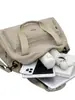 Bolsa de viagem de grande capacidade para viagens curtas, bagagem de mão leve feminina, bolsa transversal expansível à prova d'água masculina para esportes e fitness