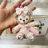 Chaveiro Pingente Bolsa Fofa Shirley Rose Presente de Aniversário Feminino Brinquedo Boneca de Pelúcia Ornamento
