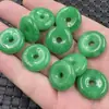 Colgante de Jade Colgante de Hebilla de Jade Seco Verde Hebilla de Jade Colgante de Pulsera de 20 mm Colgante de Hebilla de Jade de Abuela Colgante de Jade Completamente Verde Colgante de Jade