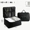 Bolsa de almacenamiento para viajes, bolsa organizadora de ropa interior y calcetines, bolsa organizadora de viaje portátil para viajes de negocios, bolsa de compresión de ropa de gran capacidad