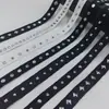 Em estoque Calça com Fita de Rebite de 2CM Tira Lateral Acessórios de Decoração para Mochila de Bolsa de Cosméticos