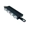 Holofote LED de Alto Brilho para Motocicleta, Luz de Grade para Veículo Elétrico, Feixe Alto e Baixo Integrados, Amarelo e Branco, Comutável para Modificação, Farol
