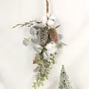 Ramas de Piña Artificiales Navideñas Transfronterizas Ramas de Agujas de Pino Navideñas Decoración Festiva Esquejes Ramo Navideño Decoración Navideña de Agujas de Pino