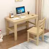 Mesa de Escritorio para Computadora de Madera Maciza Escritorio Infantil Hogar Moderno Simple Escritorio de Estudio para Estudiantes Escritorio de Oficina Se Puede Personalizar