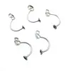 Pin de Oreja de Acero Inoxidable con Puntos Colgante Decorativo de Clip de Oreja en Forma de U de Acero de Titanio Joyería DIY para Orejas Accesorios
