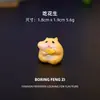 Miniaturas de Hamster Enfeites Fofos Acessórios de Decoração DIY Decoração de Mesa Carro Caixa Surpresa Fofa