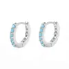 Brincos Clássicos de Diamante Colorido Mais Vendidos na Amazon Europeia e Americana, Brincos e Acessórios Elegantes de Alta Qualidade