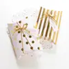 Caixa de presente de papelão com embalagem de folheado a ouro requintada estilo coreano criativo caixa dobrável personalizada para celebridade da internet caixa vazia caixa de presente em estoque