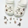 Amuletos para Zapatos Croc, Accesorios para Mujer, Clips para Zapatos DIY, Decoraciones 3D con Pedrería, Clips Desmontables, Estilo de Moda de Influencers